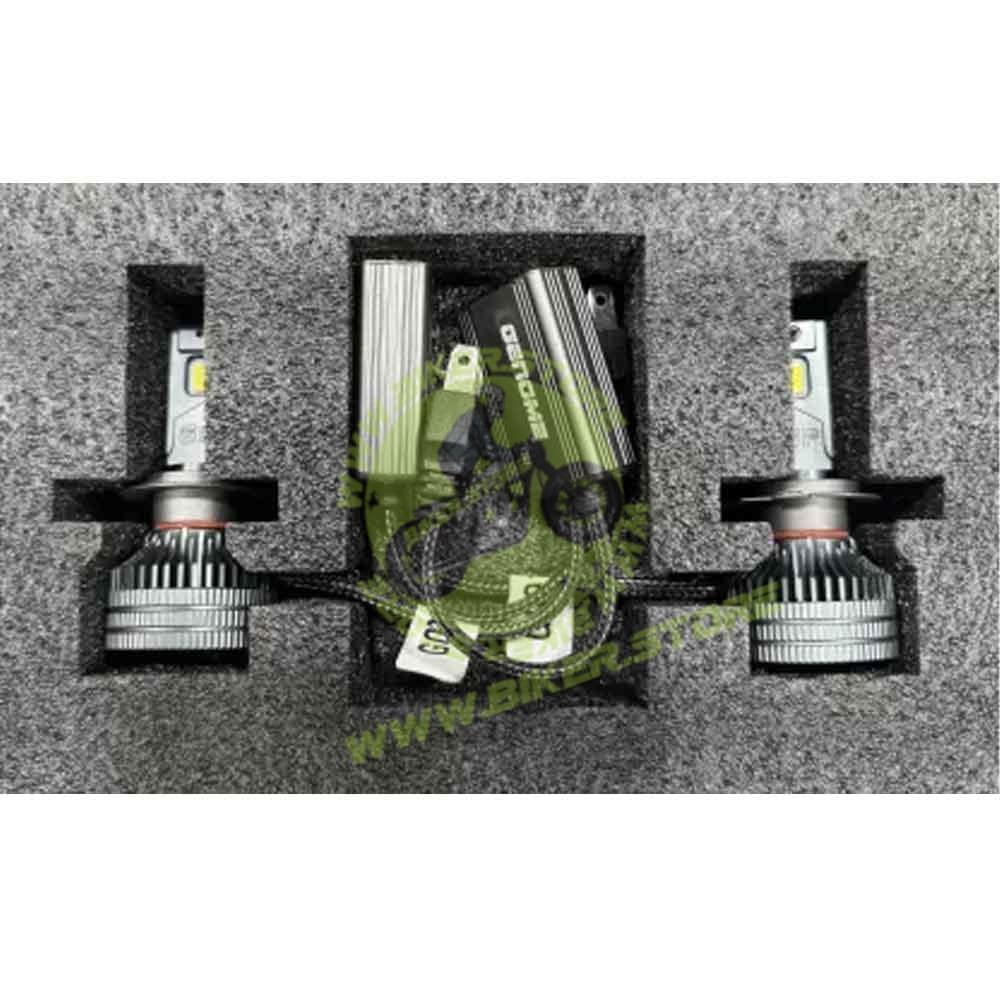 Genome Performance 220W LED Headlight Bulb 220w For Car Universal Fitting For All Cars H1, H3, H4/H19, H7, H8/H9/H11/H16, H27, 9005, 9006 - Biker.Store - www.biker.store