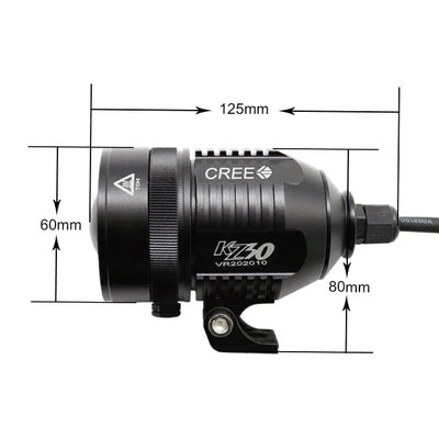 KZ30 60W Foglight Auxiliary Light Led Spotlight Head Light For Motorcycle( 60W)(12-80V DC) - Biker.Store - www.biker.store