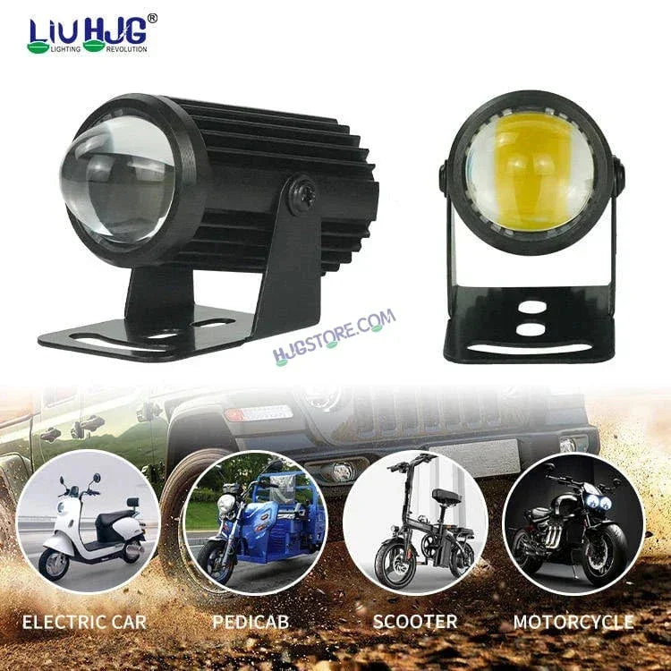 HJG Mini Drive Devil Metal Spot Light with Red DRL, White, Yellow Light Car Motorcycle Truck Off Road 20w Spot Fog Lights Driving Spotlight HJG Original Spot Light Fog light Devil Mini Drive, Pack of 2 - Biker.Store - www.biker.store