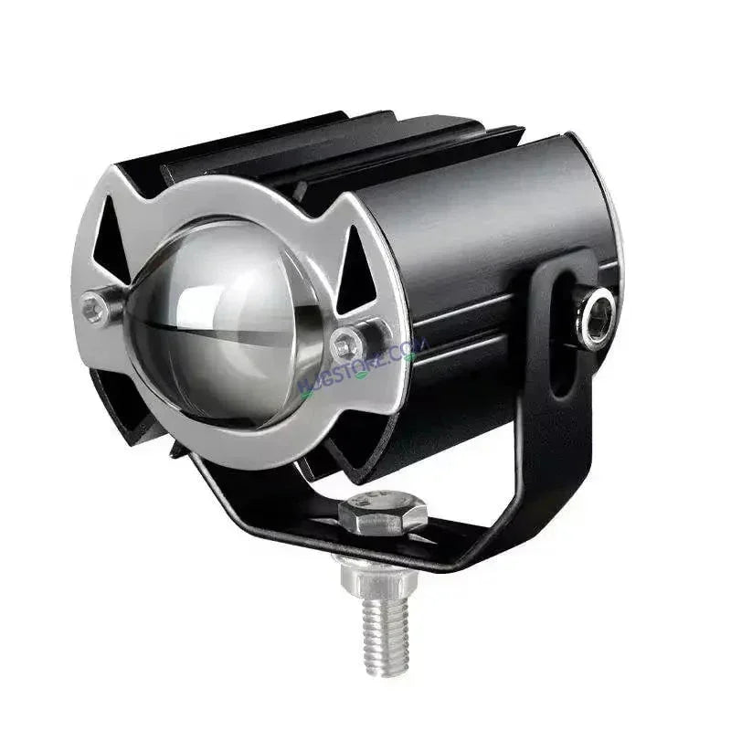 LIUHJG HJG ORIGINAL G15 30W Mini Drive Spotlight Yellow/White Motorcycle Mini Driving Fog Light 7500LM High/Low Beam Motorcycle Spot Light with Red DRL, White, Yellow (Pack of 1) - Biker.Store - www.biker.store