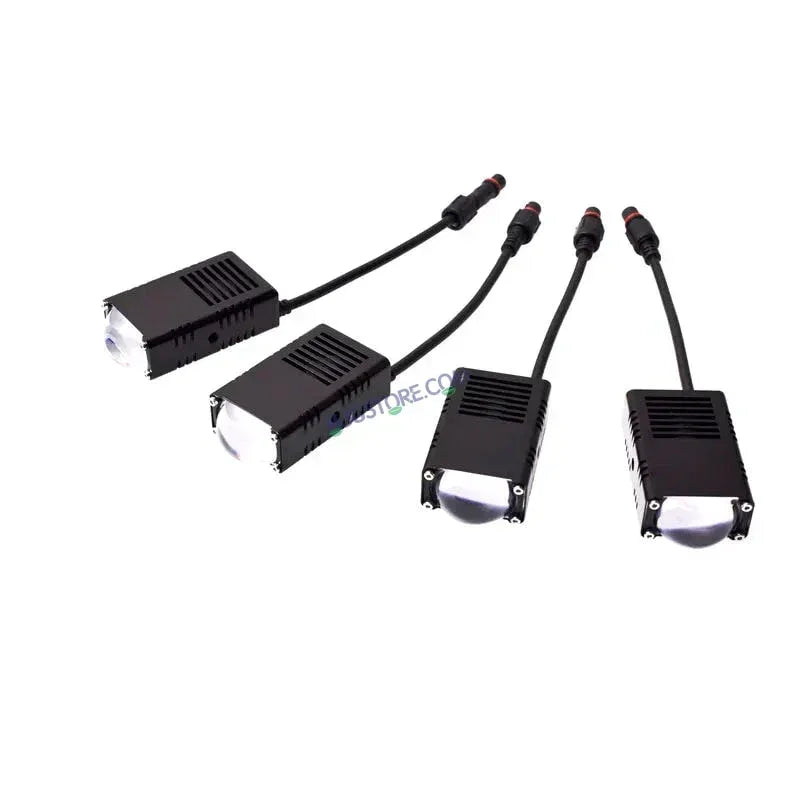 HJG LIU HJG Original Waymaker 6 LED New Model Slim Drive Grille Fitting Dual Colour Fog Light Mini Drive Light Version 4 And Wiring With Canbus For All Cars and Motorcycles (6Pcs) HJG Waymaker Foglight HJG New Model 6 LED with Canbus Wiring Harness Kit - Biker.Store - www.biker.store