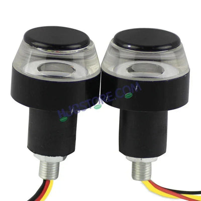 HJG Handle Light White/Yellow Motorcycle Handlebar Light White Yellow Bike Turn Signals Waterproof Flexible Blinker Bright LED Handlebar Light Universal For All Bike Models Motorcycle Handle Light LIU HJG Handle Light, Universal for All Bikes, Pack of 2 - Biker.Store - www.biker.store