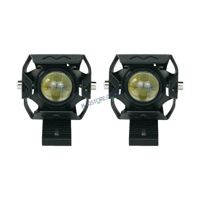 HJG 1192 HJG M1 M3 M5 M6 PLUS Headlight LED Mini Driving Light Motorcycle Accessories White Yellow Adjustable LED Fog Driving Lights, Set of 2 Foglight - Biker.Store - www.biker.store