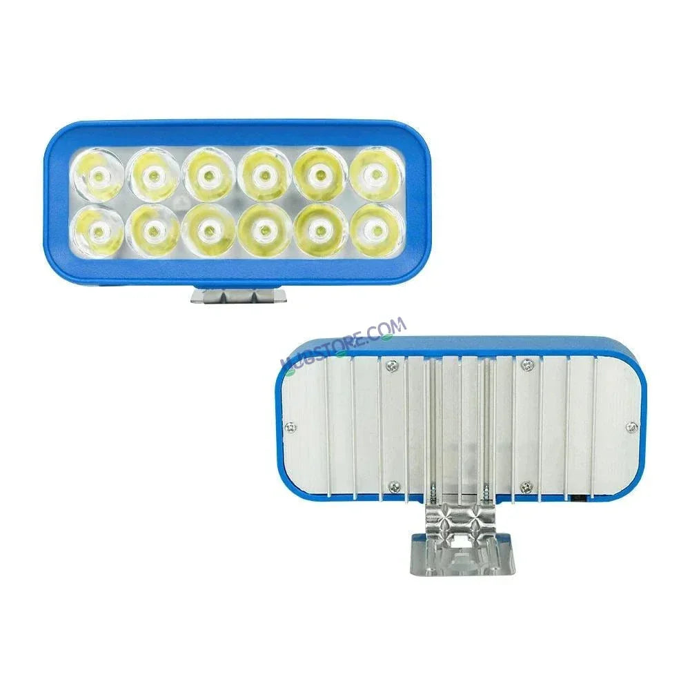 HJG 12 LED Rectangle Foglight Foglamp 3 Colour White, Warm White, Yellow HJG Foglight HJG Car Accessories Led Headlights Mini Driving Lights Led Fog Lights For Motorcycle Lights, Set of 2 - Biker.Store - www.biker.store