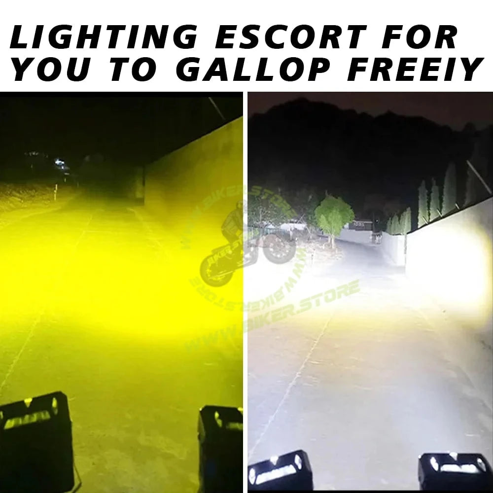 Hot Sales 6Lens Led Motorcycle Spotlights