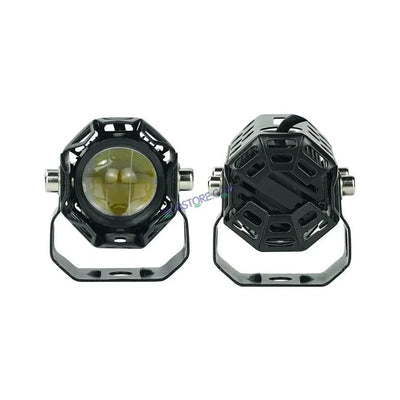 HJG Dual Mini 60W Foglight Foglamp Led Fog Driving Lights Headlights Auxiliary Lights HJG car Lighting System, Set of 2 - Biker.Store - www.biker.store