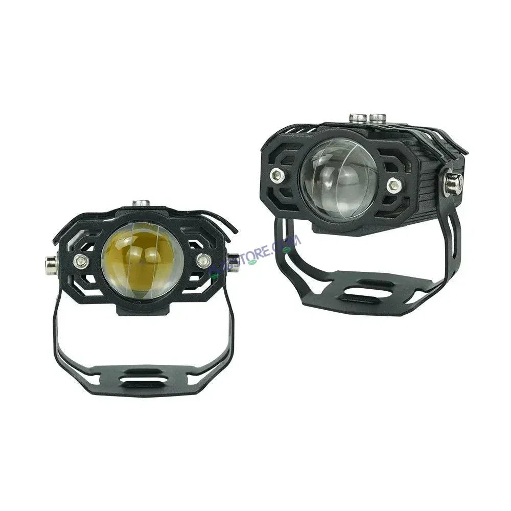 HJG 1191 S34 Foglight Foglamp Car LED Work Light Driving Lamp Headlights Auxiliary Light for Motorcycle Accessories Fog Light Motorcycle Spotlight, Set of 2 - Biker.Store - www.biker.store