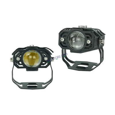 HJG 1191 S34 Foglight Foglamp Car LED Work Light Driving Lamp Headlights Auxiliary Light for Motorcycle Accessories Fog Light Motorcycle Spotlight, Set of 2 - Biker.Store - www.biker.store