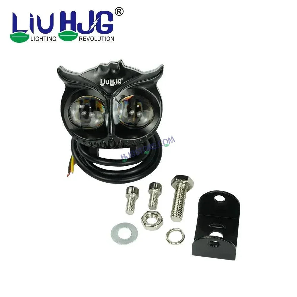HJG Owl Foglight dual color motorcycle headlight 20w led headlight for Off-road truck, Bikes, Car, SUV - Biker.Store - www.biker.store