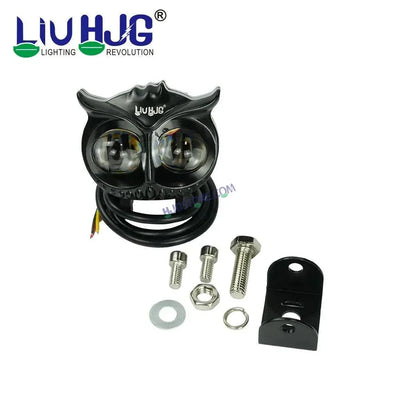 HJG Owl Foglight dual color motorcycle headlight 20w led headlight for Off-road truck, Bikes, Car, SUV - Biker.Store - www.biker.store