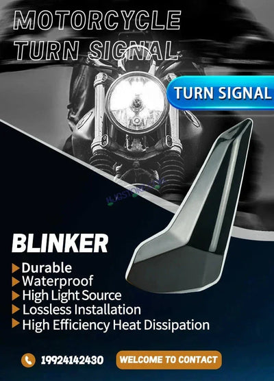 HJG Indicator Tilt DRL Sliding Model Fibre Waterproof Flexible Blinker Bright LED Indicators Universal For All Bike Models Motorcycle Turn Signal Lights HJG Tilt DRL Sliding Indicator, Pack of 2 - Biker.Store - www.biker.store