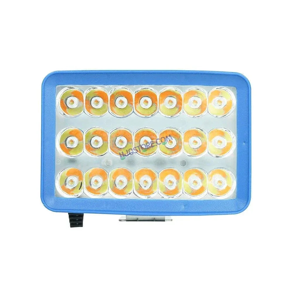 HJG 21 LED Rectangle Foglight Foglamp 3 Colour White, Warm White, Yellow HJG Foglight HJG Car Accessories Led Headlights Mini Driving Lights Led Fog Lights For Motorcycle Lights, Set of 2 - Biker.Store - www.biker.store