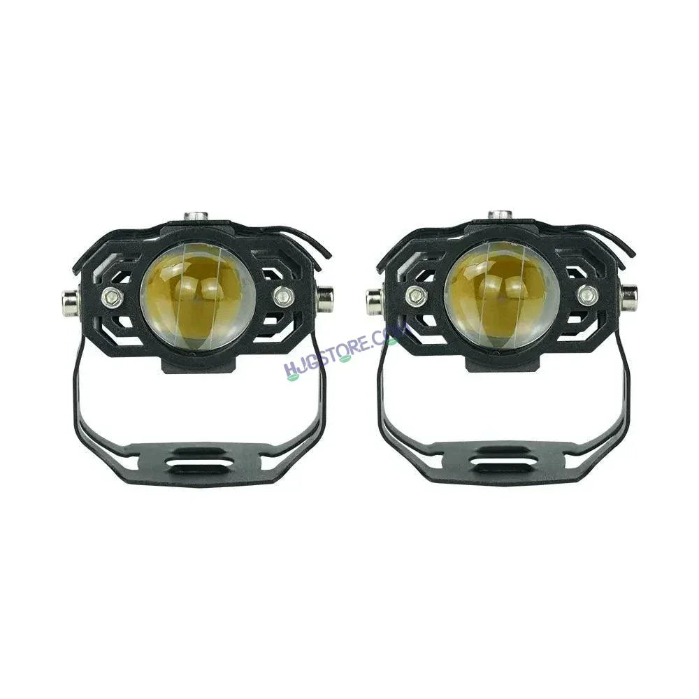 HJG 1191 S34 Foglight Foglamp Car LED Work Light Driving Lamp Headlights Auxiliary Light for Motorcycle Accessories Fog Light Motorcycle Spotlight, Set of 2 - Biker.Store - www.biker.store