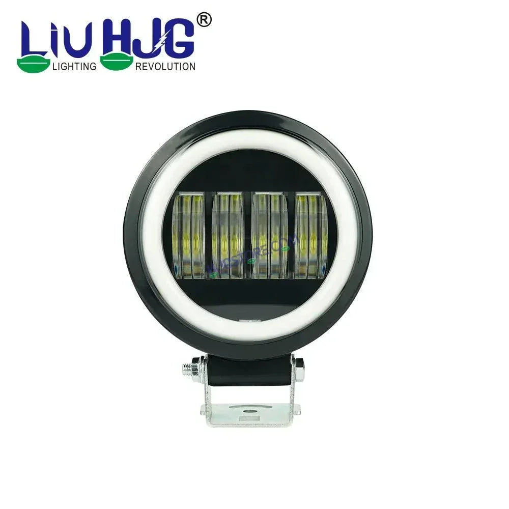 HJG Amber Clear Lens Fog light Foglight Foglamp LED Spot Light Pods Square Driving Fog Offroad Lights For Truck Car SUV ATV Car Lighting System - Biker.Store - www.biker.store