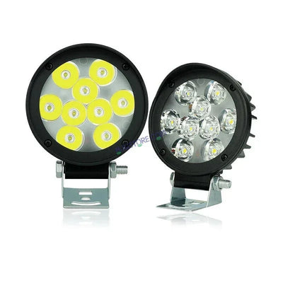 HJG New 9 LED Cap Fog Light 54W 12000 Lumens Fog Light 9 LED CREE 2pc Foglight Spread Light Fog 54W with 12000 Lumens Brightness Foglight Ultra Wide Intensity LED Fog Lights 9 LED CREE (54W) Universal For All Cars & Bikes LIU HJG 9 LED Cap 54W Fog 2pc - Biker.Store - www.biker.store