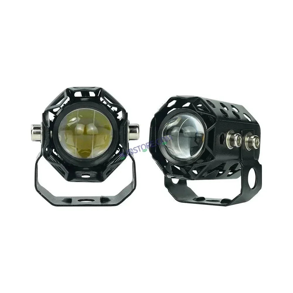 HJG Dual Mini 60W Foglight Foglamp Led Fog Driving Lights Headlights Auxiliary Lights HJG car Lighting System, Set of 2 - Biker.Store - www.biker.store