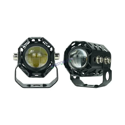 HJG Dual Mini 60W Foglight Foglamp Led Fog Driving Lights Headlights Auxiliary Lights HJG car Lighting System, Set of 2 - Biker.Store - www.biker.store
