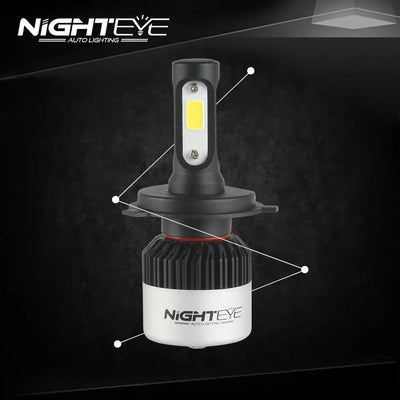 ORIGINAL NIGHTEYE H7 LED Headlight Bulb SINGLE Pc for Bike White, 45W, 1 Bulb - Type H7, 36W White Light - Biker.Store - www.biker.store