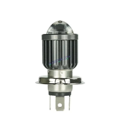 HJG H4 Lens White Yellow LED Headlight Bulb H4 For All Motorcycles (Low and High Beam Bulbs (White) White Yellow 40W Lens) - Type H4 - Biker.Store - www.biker.store