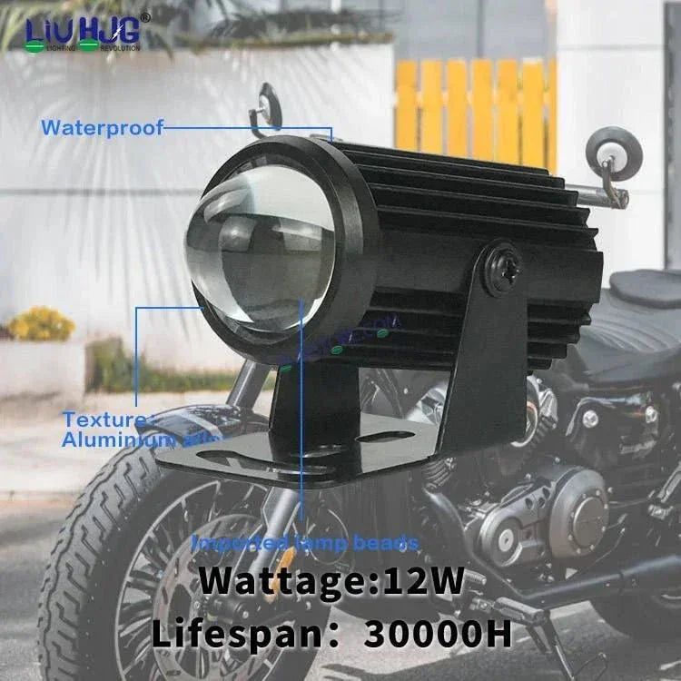 HJG Car Motorcycle Truck Off Road 40w Spot Fog Lights Driving Spotlight Amber Led Pod Light 3 Inch Strip Led Work Light, Pack of 1 - Biker.Store - www.biker.store