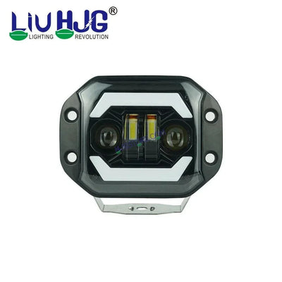 HJG New Model Lens 120W Foglight Foglamp HJG Car Accessories Led Headlights Mini Driving Lights Led Fog Lights For Motorcycle Lights, Set of 2 - Biker.Store - www.biker.store