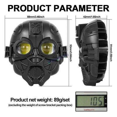 HJG Transformer New Model 40W Fog Light For Bike/Car/Thar/Jeep (Cool White/Yellow/Warm White, 40W each) - Pack of 1 HJG New Model Transformer Foglight - Biker.Store - www.biker.store