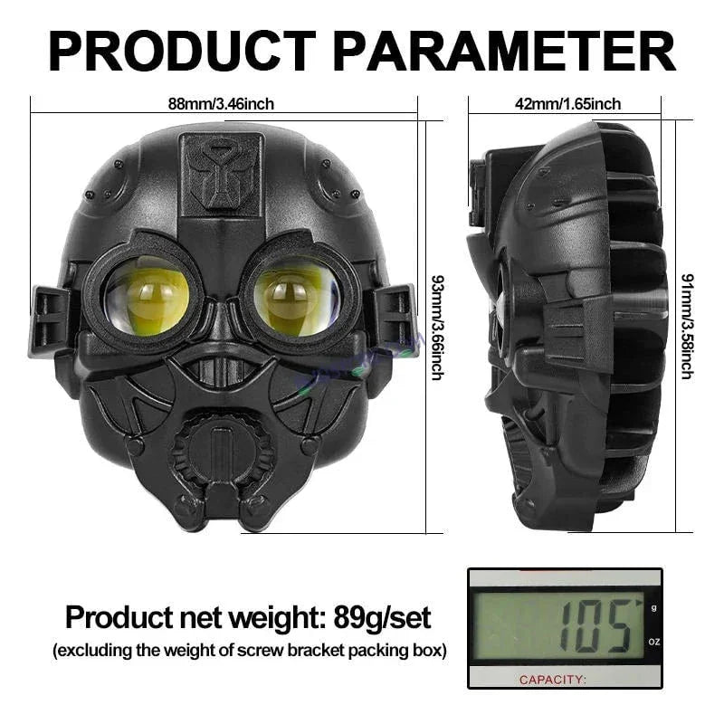 HJG Transformer New Model 40W Fog Light For Bike/Car/Thar/Jeep (Cool White/Yellow/Warm White, 40W each) - Pack of 1 HJG New Model Transformer Foglight - Biker.Store - www.biker.store