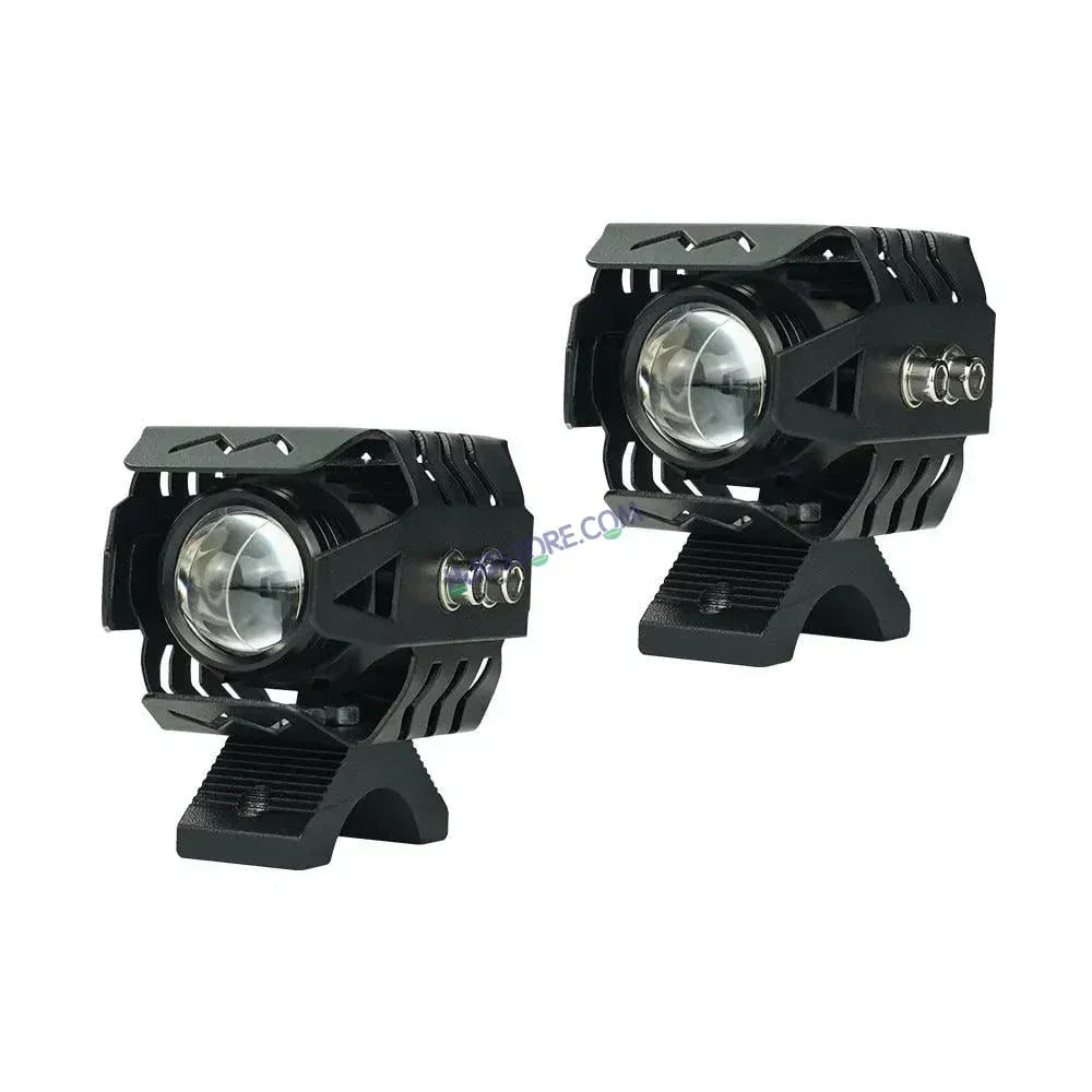 HJG 1192 HJG M1 M3 M5 M6 PLUS Headlight LED Mini Driving Light Motorcycle Accessories White Yellow Adjustable LED Fog Driving Lights, Set of 2 Foglight - Biker.Store - www.biker.store