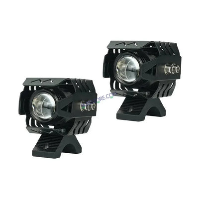 HJG 1192 HJG M1 M3 M5 M6 PLUS Headlight LED Mini Driving Light Motorcycle Accessories White Yellow Adjustable LED Fog Driving Lights, Set of 2 Foglight - Biker.Store - www.biker.store