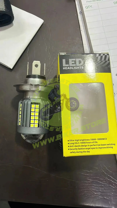 BaoBao BB1989 Motorcycle Lighting Systems 12V H4 White/Yellow Bulb 11W High Low Beam Auto Lamp White Yellow Light Headlight for Motorcycles Cars H4 - Biker.Store - www.biker.store