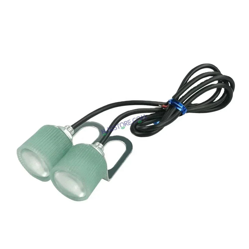 HJG New Transparent RGB Multi Color Strobe Light with Flashing Handle Light Multi Color Universal for Motorcycle, Car, SUV Set of 2 Strob Light HJG, Transparent, Multi Color) - Biker.Store - www.biker.store