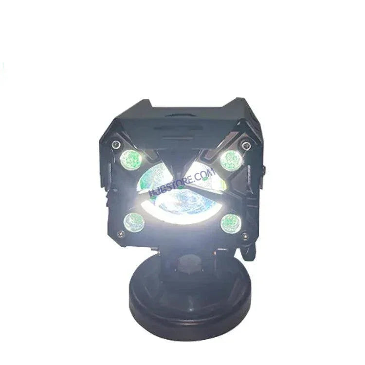 HJG P24 Lens Foglight NEW MEGA DRIVE Fog Light For Bike/Car/Thar/Jeep ( Cool White, 60W each * 2 = 120W Total ) - Pack of 2 P24 HJG Foglight with Multi DRL - Biker.Store - www.biker.store