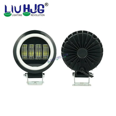 HJG Amber Clear Lens Fog light Foglight Foglamp LED Spot Light Pods Square Driving Fog Offroad Lights For Truck Car SUV ATV Car Lighting System - Biker.Store - www.biker.store