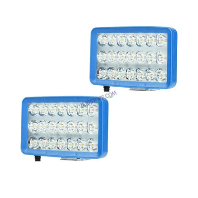 HJG 21 LED Rectangle Foglight Foglamp 3 Colour White, Warm White, Yellow HJG Foglight HJG Car Accessories Led Headlights Mini Driving Lights Led Fog Lights For Motorcycle Lights, Set of 2 - Biker.Store - www.biker.store