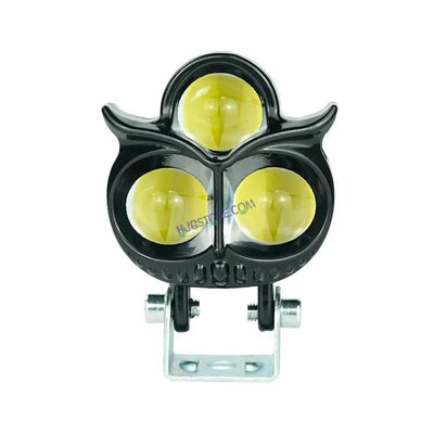 HJG 3 LED Owl Foglight Foglamp HJG Car Accessories Led Headlights Mini Driving Lights Led Fog Lights For Motorcycle Lights, Set of 2 HJG Owl Foglight - Biker.Store - www.biker.store
