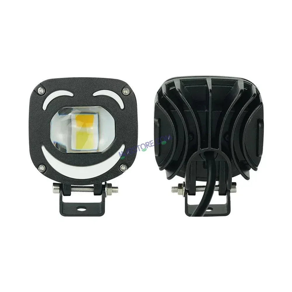 HJG 1190 Foglight Foglamp 120W Dual LED Lights Anti Fog Headlights Mini Driving Light HJG M1 Plus X1 X5 X7, Set of 2 - Biker.Store - www.biker.store