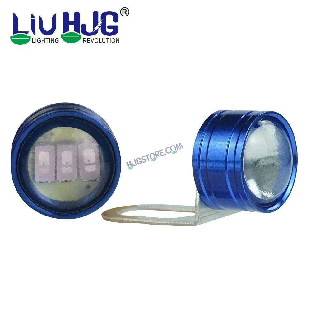 HJG Blue Strobe Light with Flashing Handle Light Blue Universal for Motorcycle, Car, SUV Set of 2 Strob Light HJG, Blue Strob HJG - Biker.Store - www.biker.store