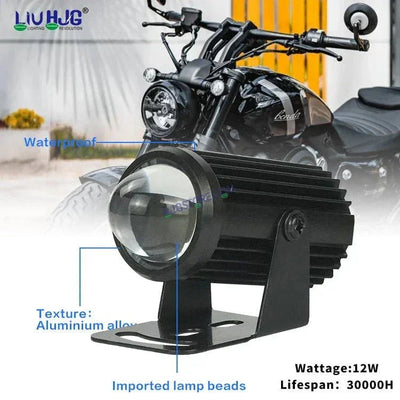 HJG Mini Drive Devil Metal Spot Light with Red DRL, White, Yellow Light Car Motorcycle Truck Off Road 20w Spot Fog Lights Driving Spotlight HJG Original Spot Light Fog light Devil Mini Drive, Pack of 1 - Biker.Store - www.biker.store