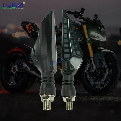 HJG Bike TRex Indicator Waterproof Flexible Blinker Bright LED Indicators Universal For All Bike Models Motorcycle Turn Signal Lights HJG Indicator with DRL TRex Indicator - Biker.Store - www.biker.store