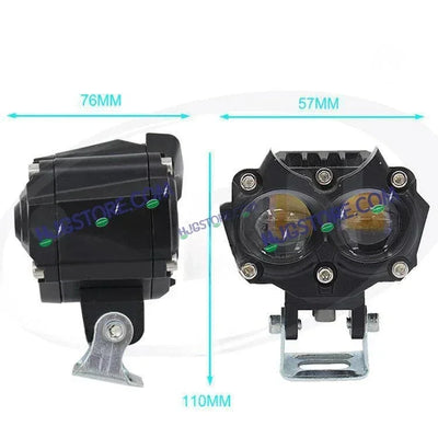 HJG Owl New Model Owl 40W Fog Light For Bike/Car/Thar/Jeep (Cool White/Yellow/Warm White, 40W each) - Pack of 1 HJG New Model Owl Foglight - Biker.Store - www.biker.store