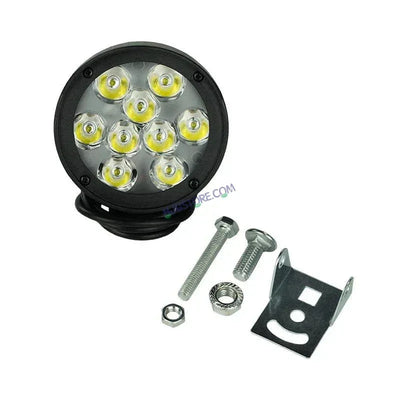 HJG New 9 LED Cap Fog Light 54W 12000 Lumens Fog Light 9 LED CREE 2pc Foglight Spread Light Fog 54W with 12000 Lumens Brightness Foglight Ultra Wide Intensity LED Fog Lights 9 LED CREE (54W) Universal For All Cars & Bikes LIU HJG 9 LED Cap 54W Fog 2pc - Biker.Store - www.biker.store