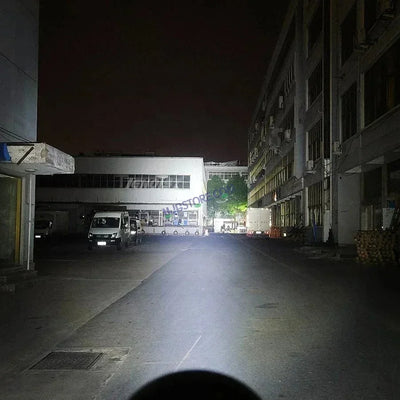 HJG 4 LED 80W Round CREE Foglight Foglamp with Yellow Cover 80W 4 LED HJG 80W 4 LED Car Accessories Led Headlights Lights Led Fog Lights For Motorcycle Car SUV Lights, Set of 2 with Wiring Harness Kit HJG 4 LED Round 80W - Biker.Store - www.biker.store