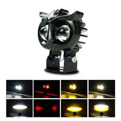 HJG Owl Foglight dual color motorcycle headlight 20w led headlight for Off-road truck, Bikes, Car, SUV - Biker.Store - www.biker.store