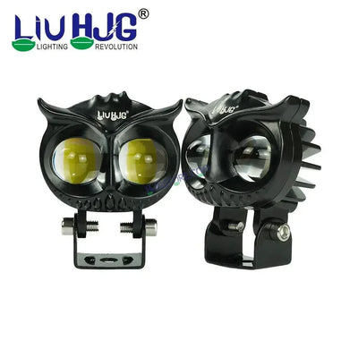 HJG Owl Foglight dual color motorcycle headlight 20w led headlight for Off-road truck, Bikes, Car, SUV - Biker.Store - www.biker.store