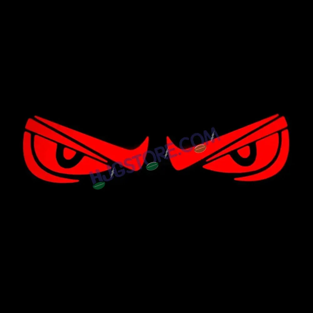 HJG Devil Eye Shadow Light License Plate Ground Projector Shadow Devil Eyes Red/Blue/White/Purple Universal for Two Wheelers/Cars/SUV Ground Devil Eyes Light Projection Universal For All Bikes and Cars LIU HJG License Plate Devil Eye Shadow Projector - Biker.Store - www.biker.store