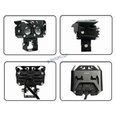 HJG Future Eyes 2 Lens with Wiring Kit Foglight 60W 2 Lens Future Eyes Fog Projector Lens 2pc Foglight White/Yellow/Flash Modes 60W Foglight LED Fog Lights White/Yellow/Flash (60W) Universal For All Cars Bikes LIU HJG Future Eyes 2 with Wiring Harness Kit - Biker.Store - www.biker.store