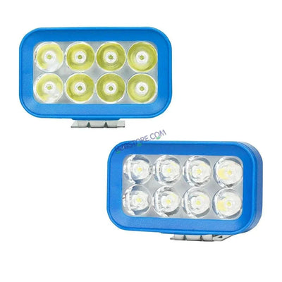 HJG 8 LED Rectangle Foglight Foglamp 3 Colour White, Warm White, Yellow HJG Foglight HJG Car Accessories Led Headlights Mini Driving Lights Led Fog Lights For Motorcycle Lights, Set of 2 - Biker.Store - www.biker.store