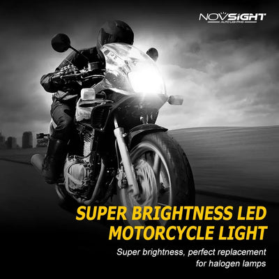 NightEye Novsight High/Low Beam 40W LED 10000 Lumens Super Bright White Headlight H4 motorcycle universal led headlight - Biker.Store - www.biker.store