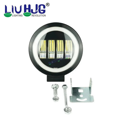 HJG Amber Clear Lens Fog light Foglight Foglamp LED Spot Light Pods Square Driving Fog Offroad Lights For Truck Car SUV ATV Car Lighting System - Biker.Store - www.biker.store