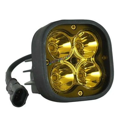 HJG 60W 4 LED CREE 60W Fog Light Auxiliary Light For All Motorcycles White With Yellow Filter Cap (Pack of 1) - Biker.Store - www.biker.store